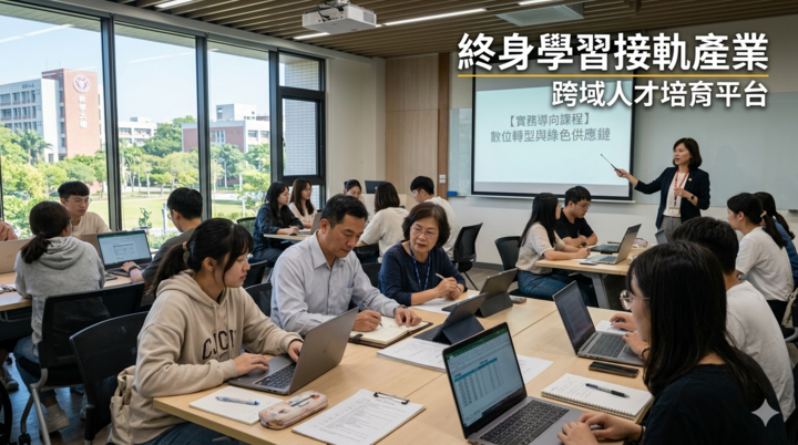 長榮大學永續教育學院打造終身學習平台　培育跨域專業人才接軌產業需求