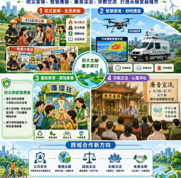 新北環保局結合廉政與永續 跨域防災、宗教宣導深化誠信教育