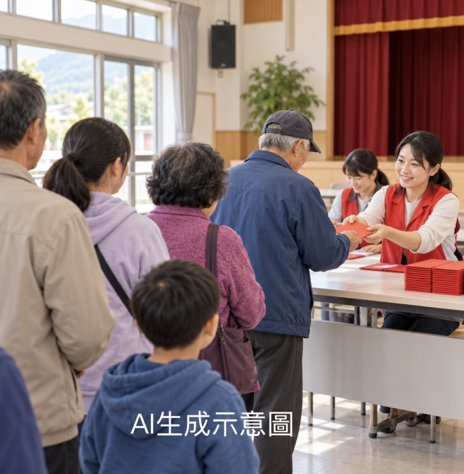 頭城鎮振興禮金每人3,000元　10月27日起分里發放、領取資格一次看