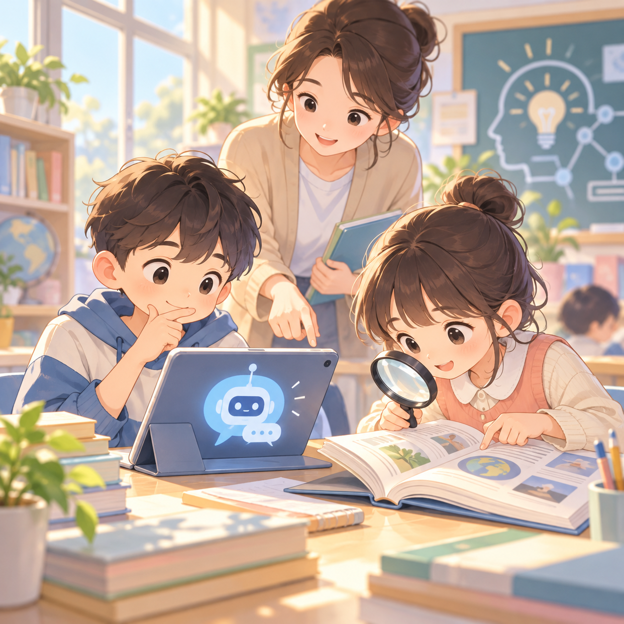 教育部推中小學AI學習手冊 分齡教提問、查證與批判思考