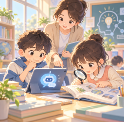 教育部推中小學AI學習手冊　分齡教提問、查證與批判思考
