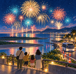 台東國慶焰火將登場　中華大橋10日晚間封閉、接駁服務同步上路