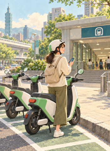 共享機車接駁需求浮現　WeMo調查近八成用戶搭配大眾運輸