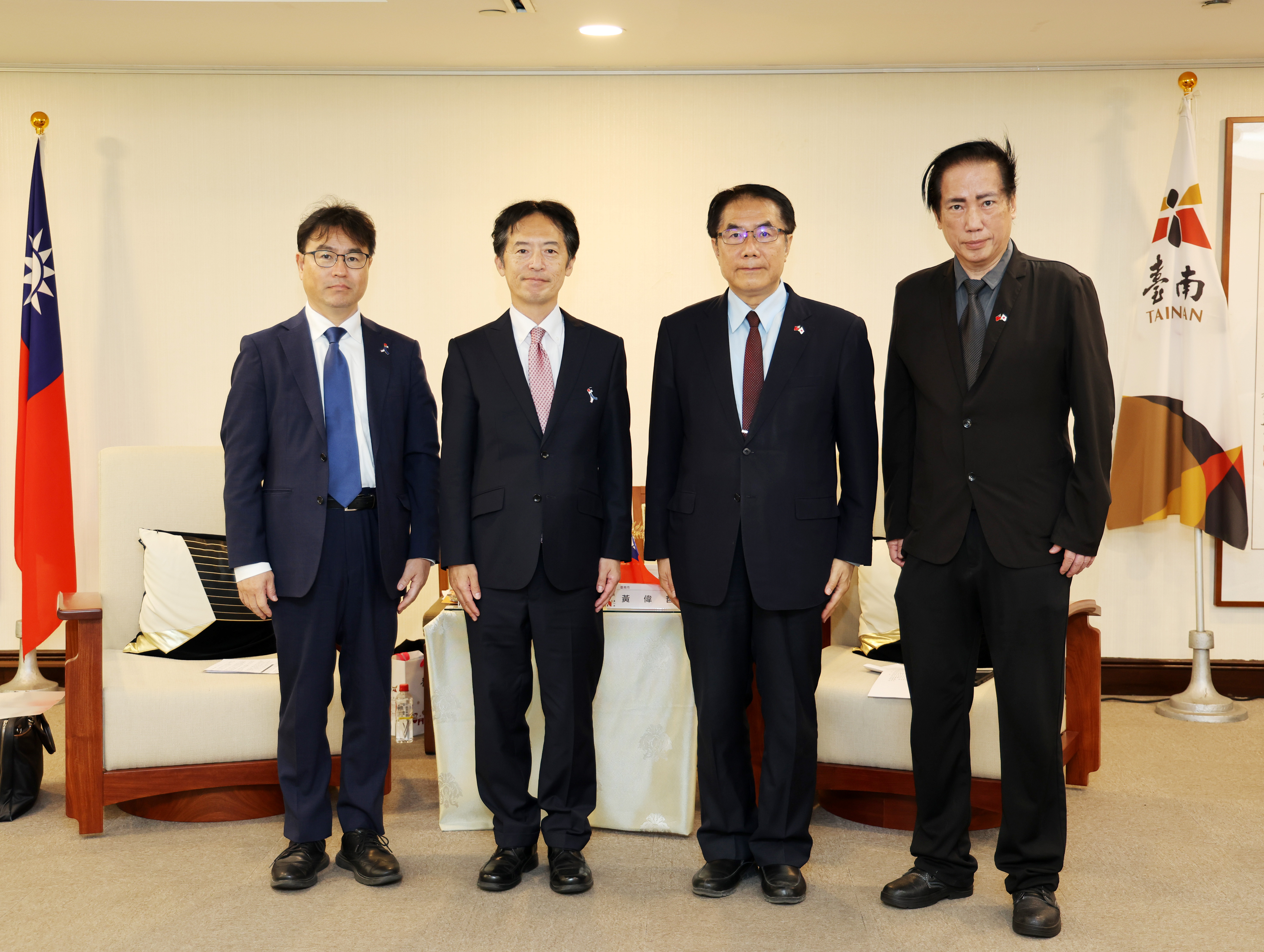日本台灣交流協會高雄事務所新任所長拜會黃偉哲　盼深化台南日本多元交流