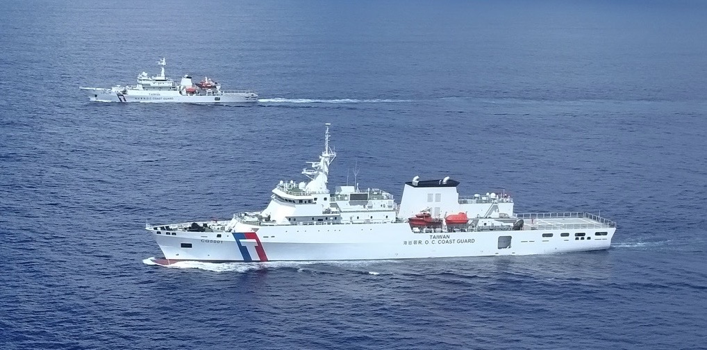 嘉義艦、澎湖艦航抵帛琉　海巡雙艦展開遠航訓練暨外交任務