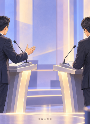 蔣萬安九連問「誰說的？」　北市長辯論追問沈伯洋過往立場