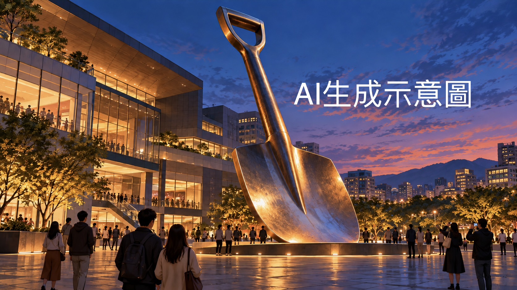 湯姆克魯斯新片《挖掘者》造勢　12公尺巨鏟現身台北美麗華