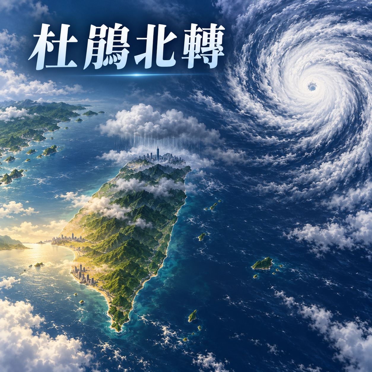 颱風杜鵑週末北轉　20日北台灣水氣增加留意短暫雨