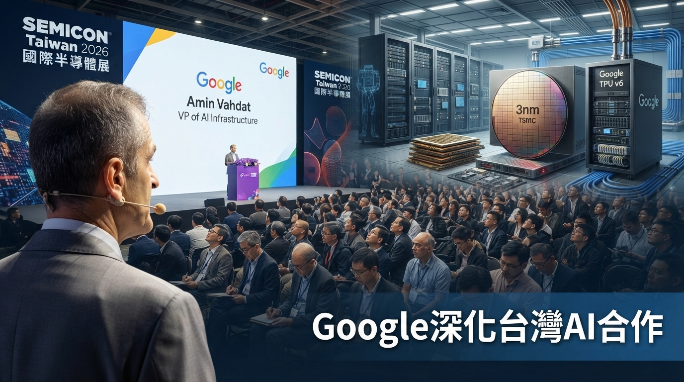 Google加深台灣AI供應鏈合作　Amin Vahdat示警算力需求無上限、能源成新瓶頸