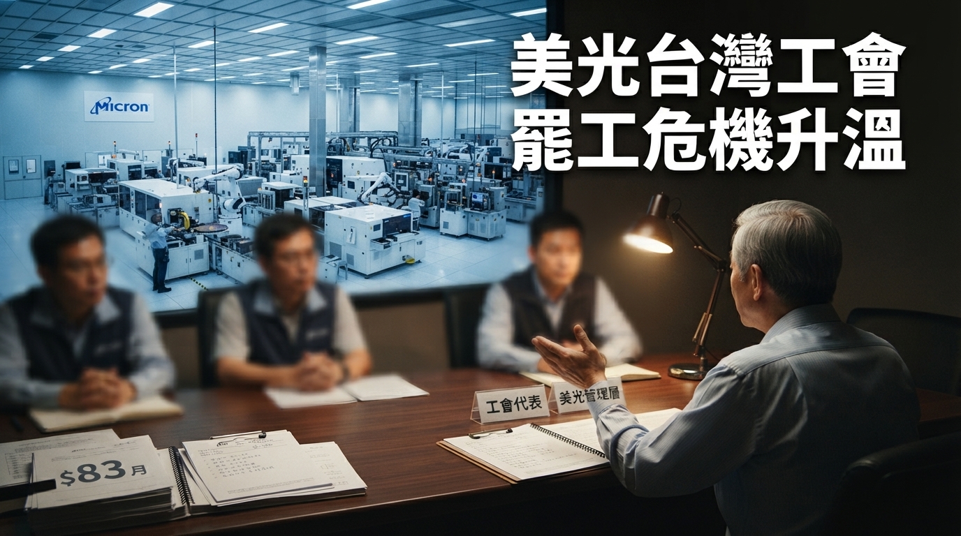 美光台灣工會醞釀罷工　83個月獎金訴求引爆勞資協商，桃園台中1.5萬員工成焦點