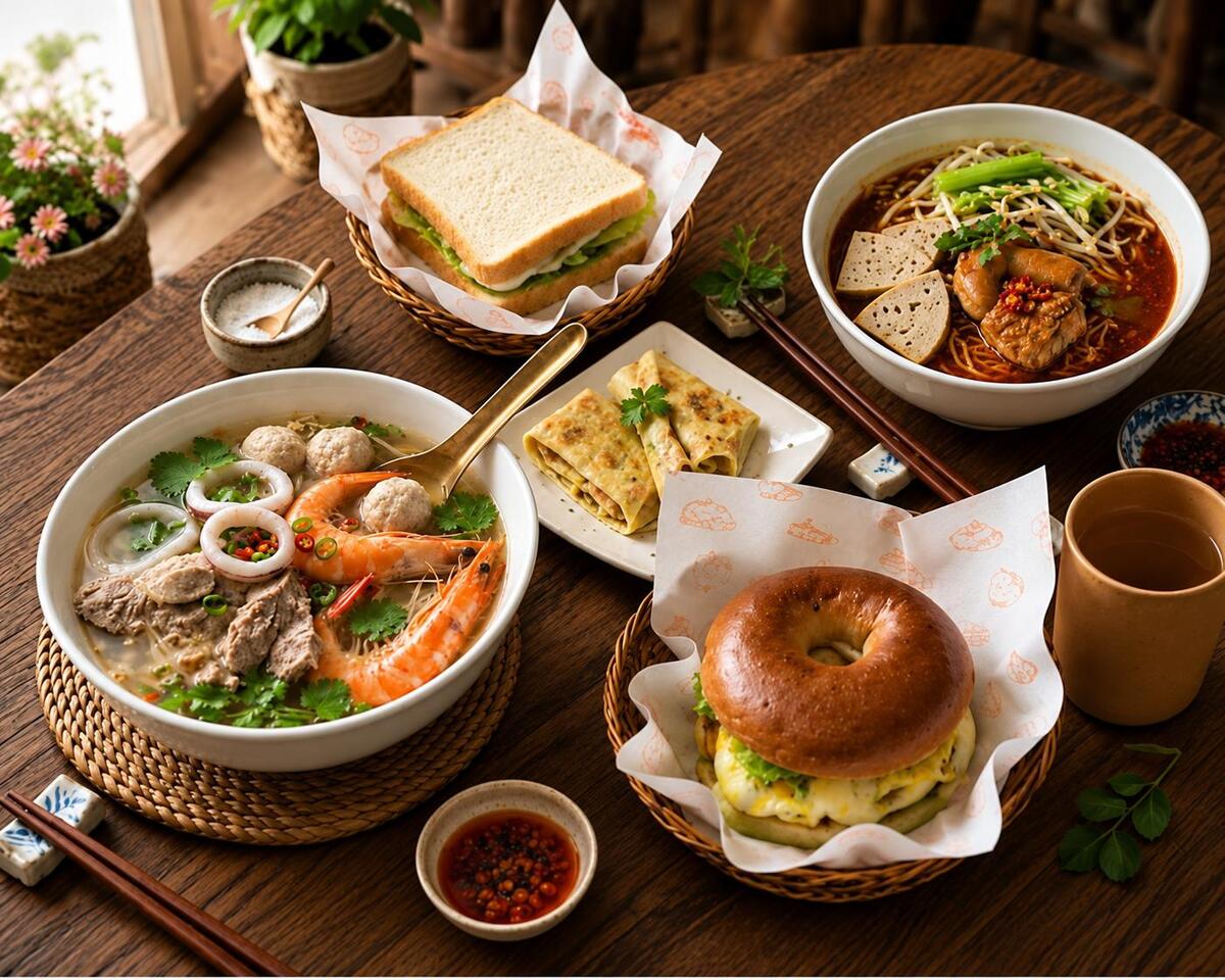 台南新市早餐店加入越南家鄉味 開賣河粉、米線延長營業時間