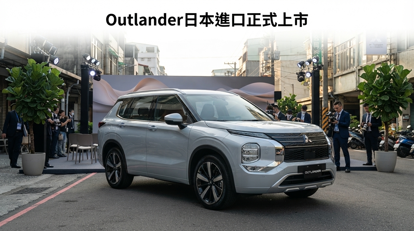 Mitsubishi Outlander第四代在台灣正式上市　日本進口116.9萬元起、1.5T輕油電登場