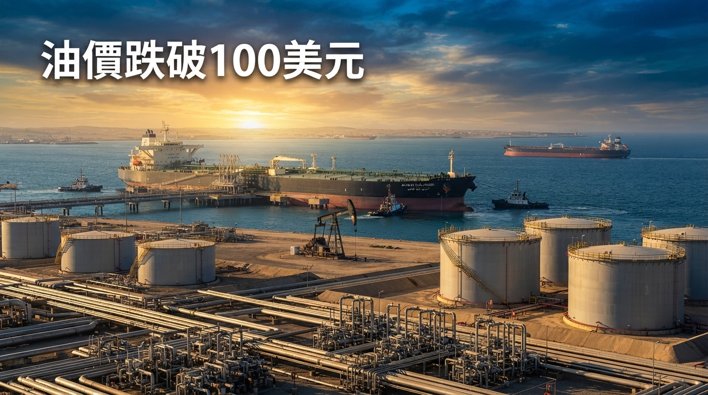 沙烏地東西原油管線恢復運轉　油價跌破100美元、美伊外交與荷姆茲海峽牽動全球能源市場