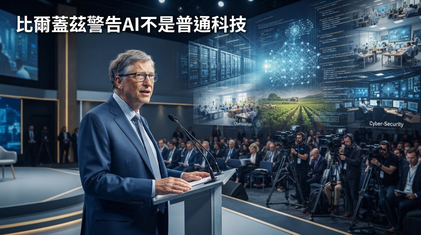 比爾蓋茲紐約警告AI變革加速　「人造外星人」比喻背後的社會風險與全球治理挑戰